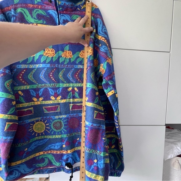 Vintage 1990s Samsousan Australia Cities Quarter Zip Pullover - Picture 13 of 13